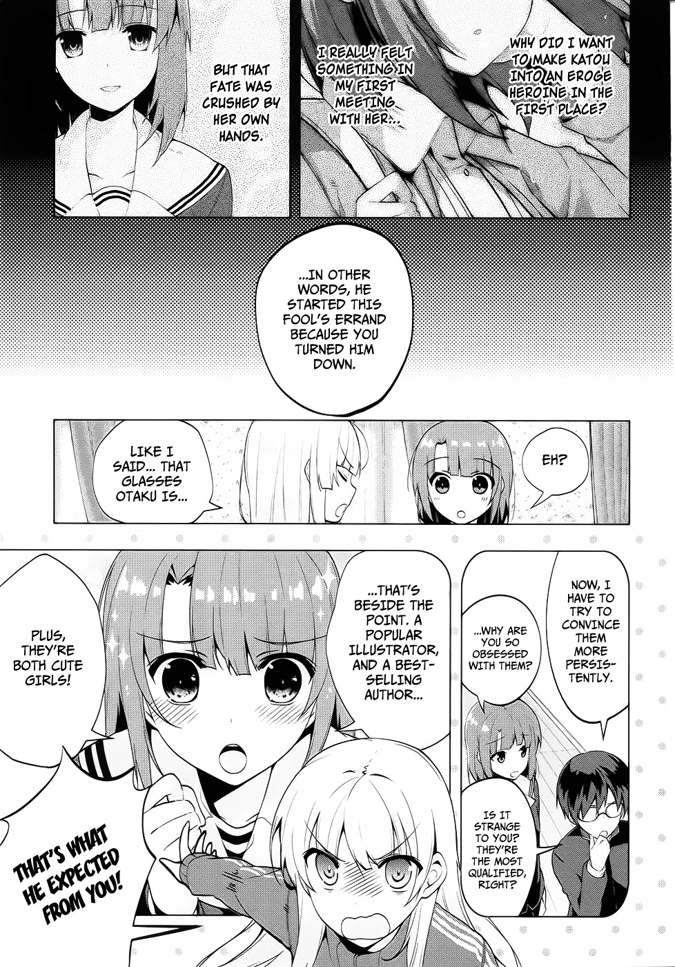 Saenai Kanojo no Sodatekata - Egoistic-Lily Chapter 5.2 page 8 - Chapter 5v2 : A Sudden Route Change