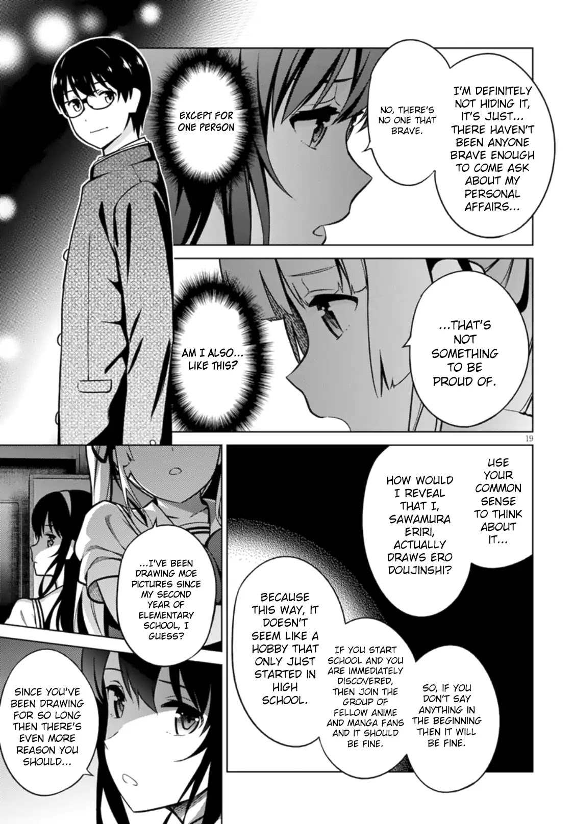 Saenai Kanojo no Sodatekata: Girls Side Chapter 3 page 19 - Chapter 3