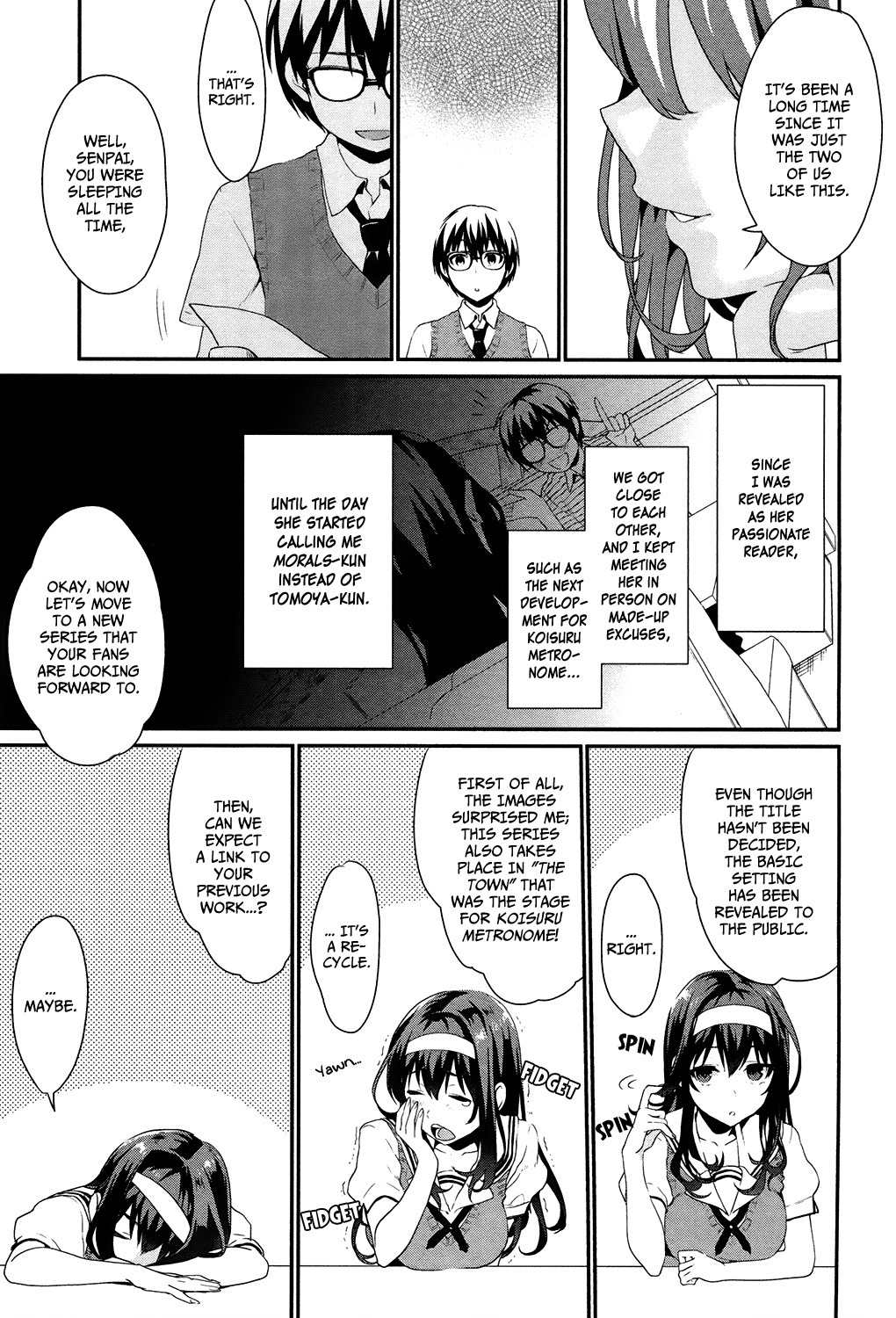 Saenai Kanojo no Sodatekata - Koisuru Metronome Chapter 1 page 13 - Chapter 1