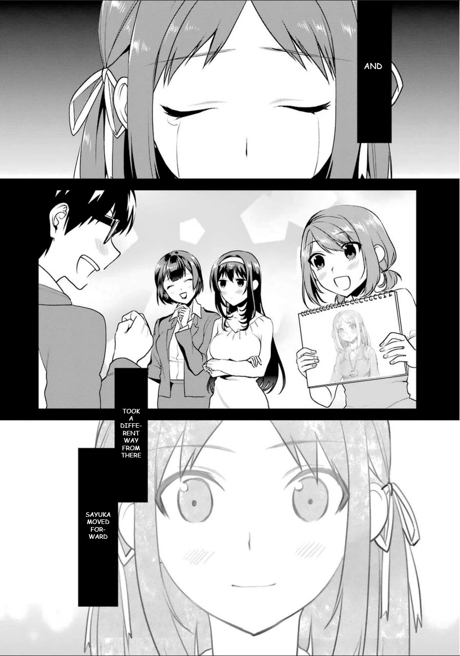 Saenai Kanojo no Sodatekata - Koisuru Metronome Chapter 26.5 page 15 - Chapter 26.5: How highschool girl Utaha Kasumigaoka graduates
