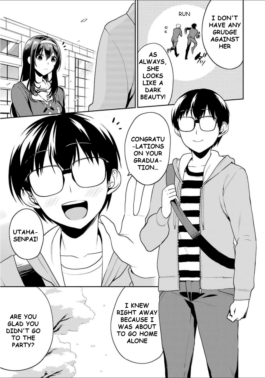 Saenai Kanojo no Sodatekata - Koisuru Metronome Chapter 26.5 page 5 - Chapter 26.5: How highschool girl Utaha Kasumigaoka graduates