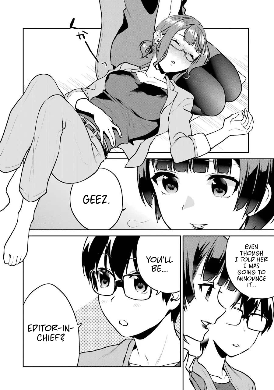 Saenai Kanojo no Sodatekata - Koisuru Metronome Chapter 45 page 13 - Chapter 45: How an Adult That Can't Get Drunk Goes Work