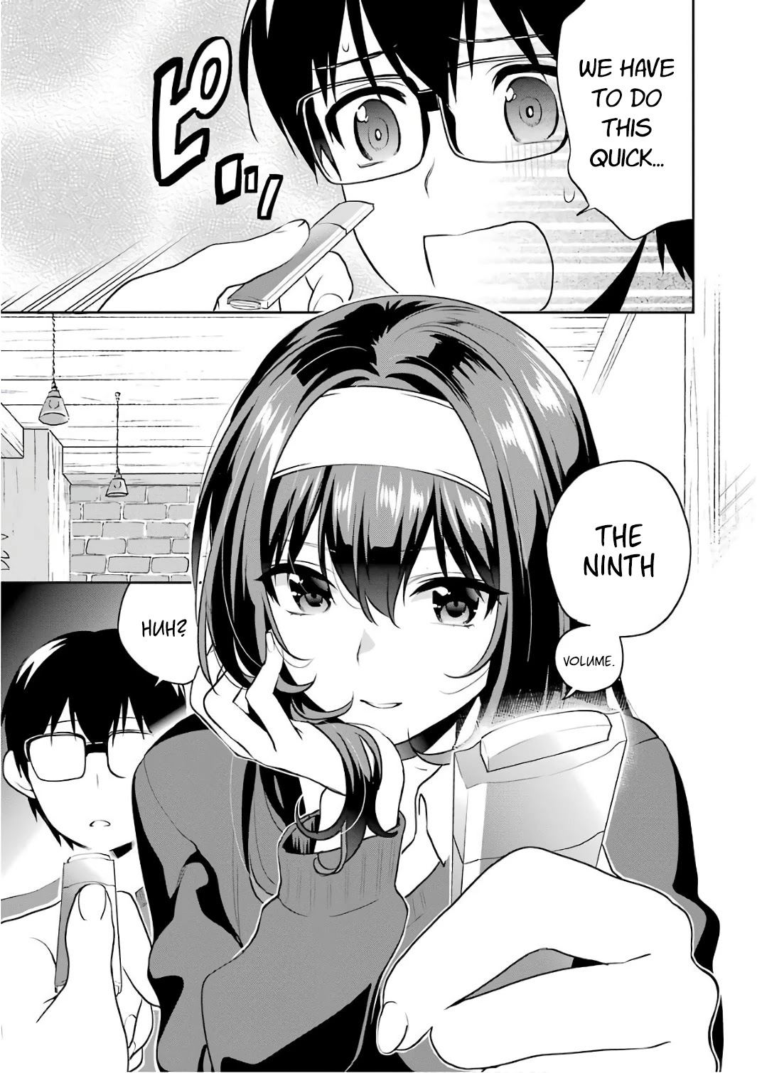 Saenai Kanojo no Sodatekata - Koisuru Metronome Chapter 47 page 14 - Chapter 47: How to Continue a Story Where I'm Absent