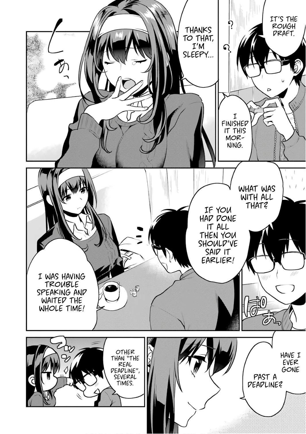 Saenai Kanojo no Sodatekata - Koisuru Metronome Chapter 47 page 15 - Chapter 47: How to Continue a Story Where I'm Absent