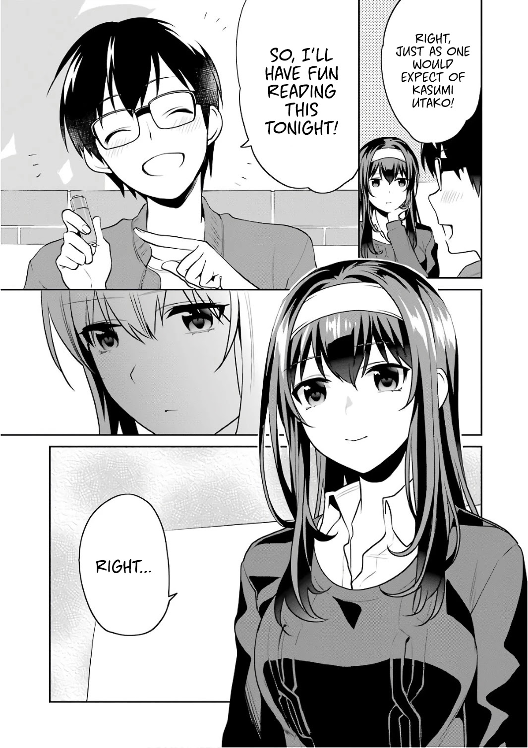 Saenai Kanojo no Sodatekata - Koisuru Metronome Chapter 47 page 18 - Chapter 47: How to Continue a Story Where I'm Absent