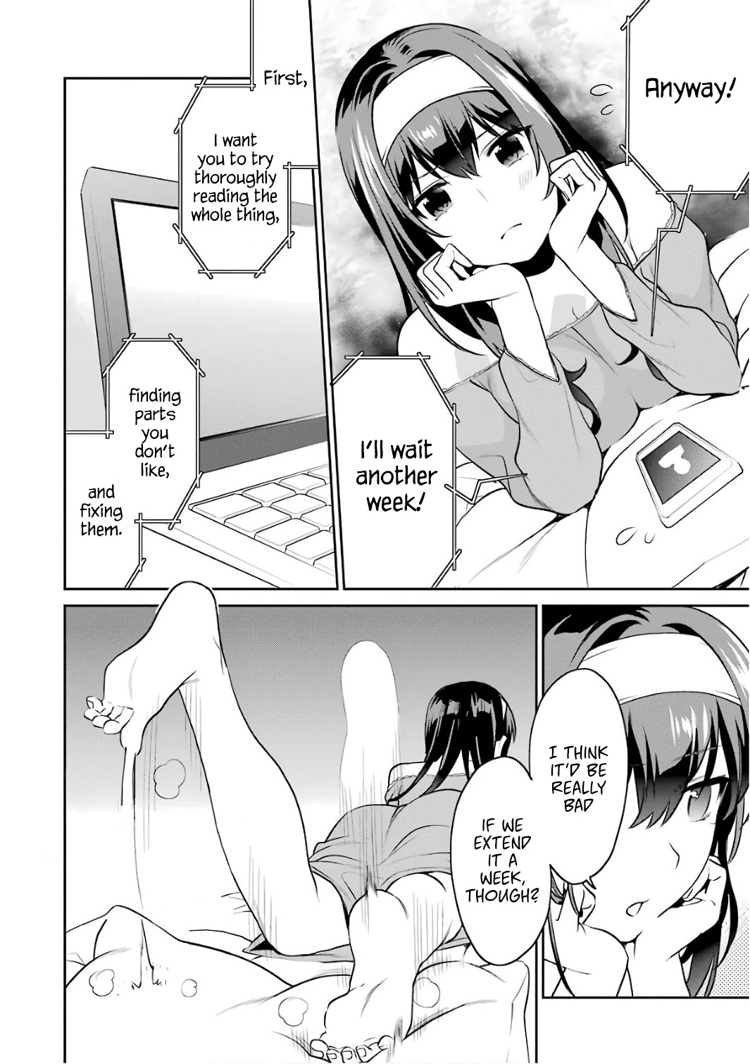 Saenai Kanojo no Sodatekata - Koisuru Metronome Chapter 47 page 23 - Chapter 47: How to Continue a Story Where I'm Absent