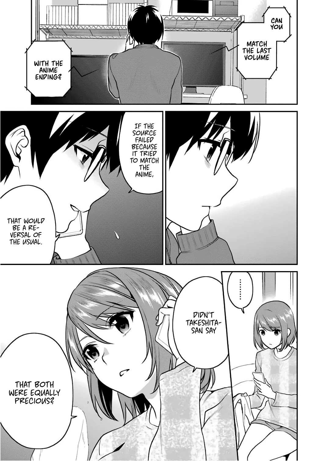 Saenai Kanojo no Sodatekata - Koisuru Metronome Chapter 48 page 6 - Chapter 48: How to Challenge What Has Yet To Come