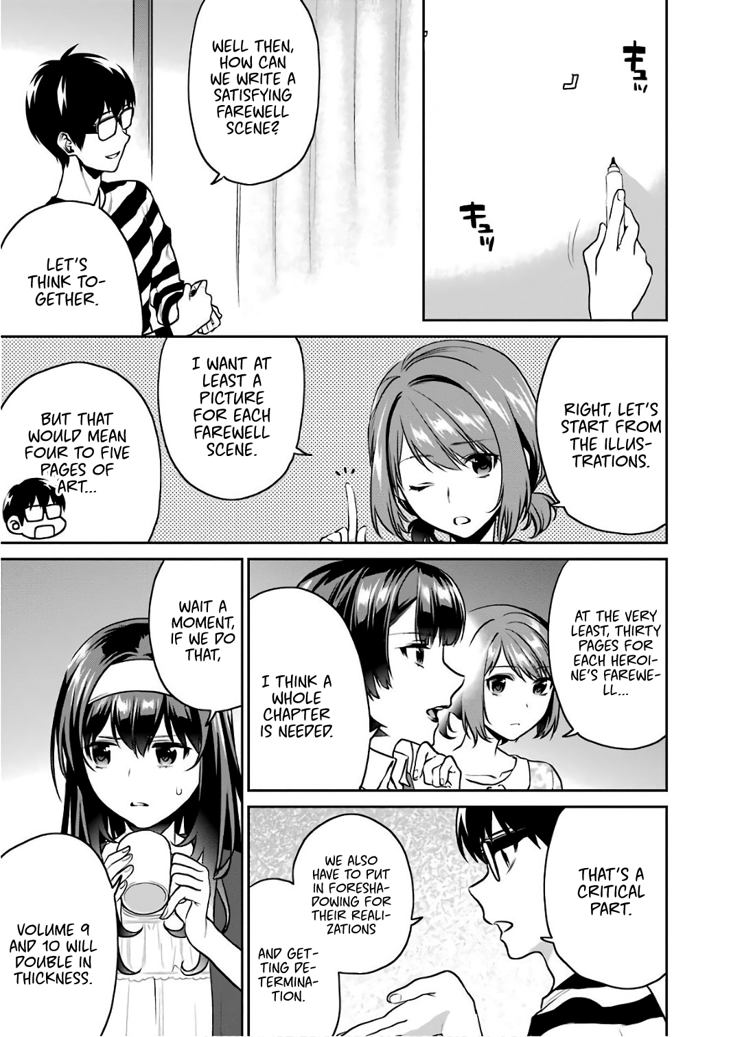 Saenai Kanojo no Sodatekata - Koisuru Metronome Chapter 50 page 10 - Chapter 50: How to Accept Never-Ending Love