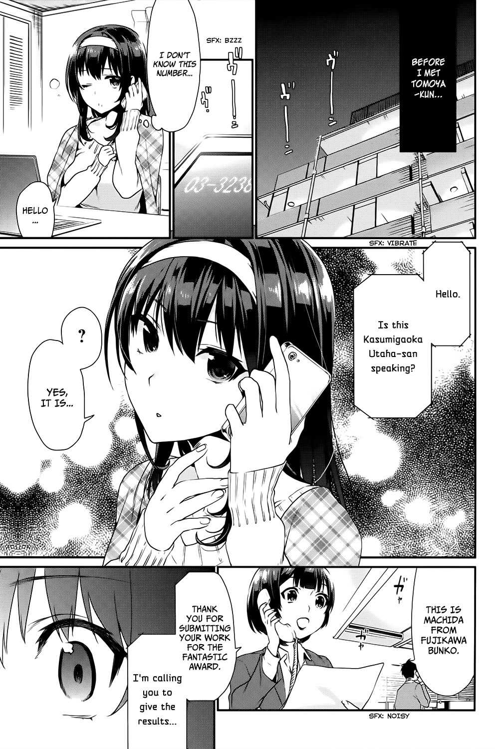 Saenai Kanojo no Sodatekata - Koisuru Metronome Chapter 7 page 1 - Chapter 7
