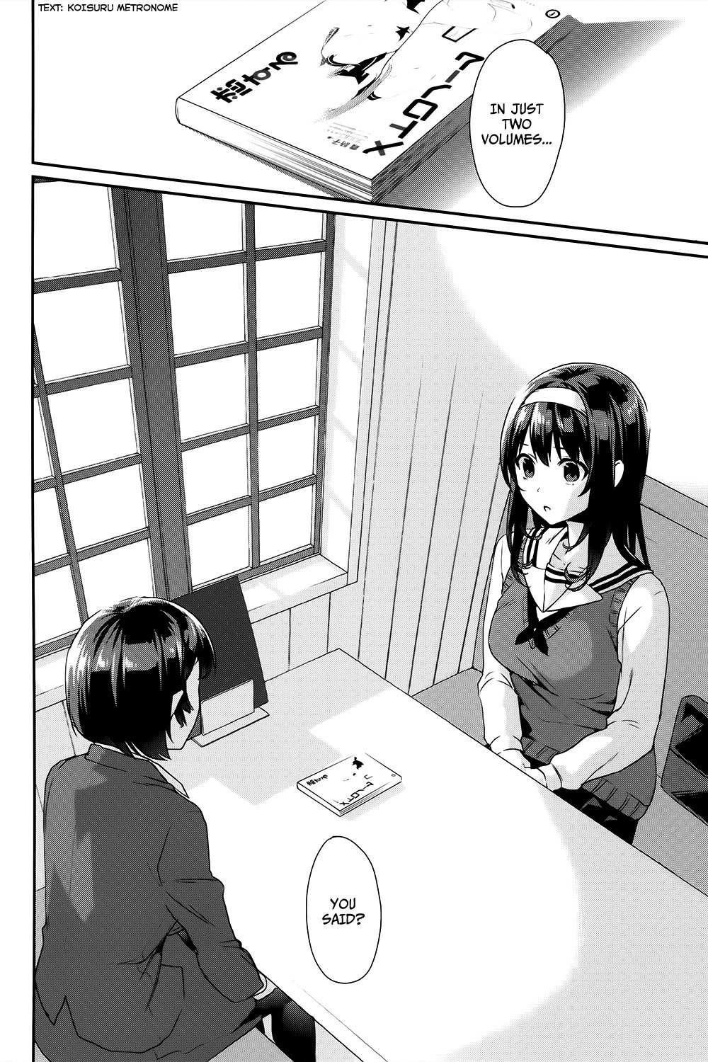 Saenai Kanojo no Sodatekata - Koisuru Metronome Chapter 7 page 10 - Chapter 7