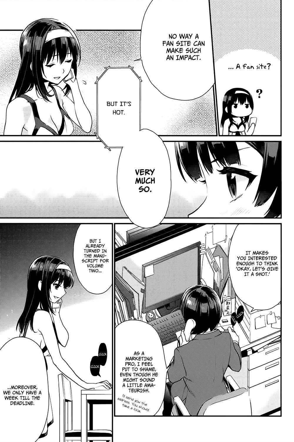 Saenai Kanojo no Sodatekata - Koisuru Metronome Chapter 9 page 9 - Chapter 9