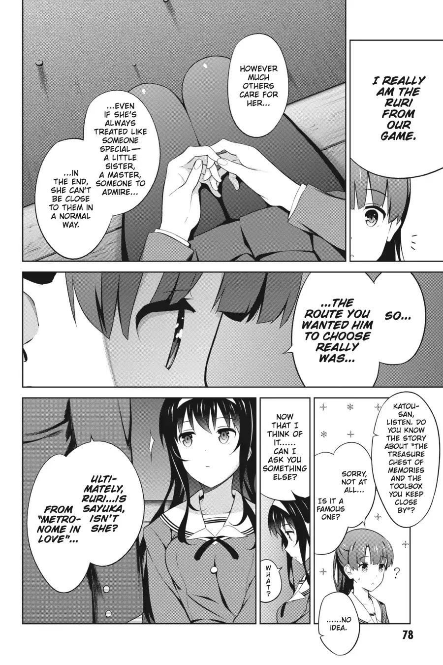 Saenai Kanojo no Sodatekata Chapter 29 page 22 - Chapter 29
