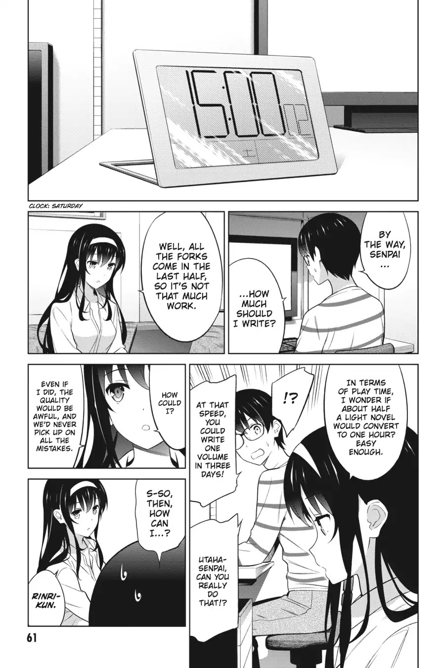 Saenai Kanojo no Sodatekata Chapter 29 page 5 - Chapter 29