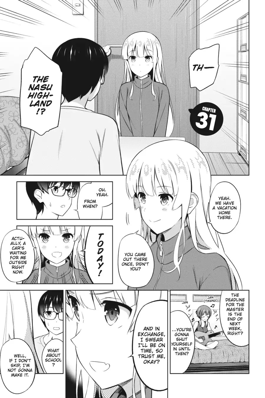 Saenai Kanojo no Sodatekata Chapter 31 page 1 - Chapter 31