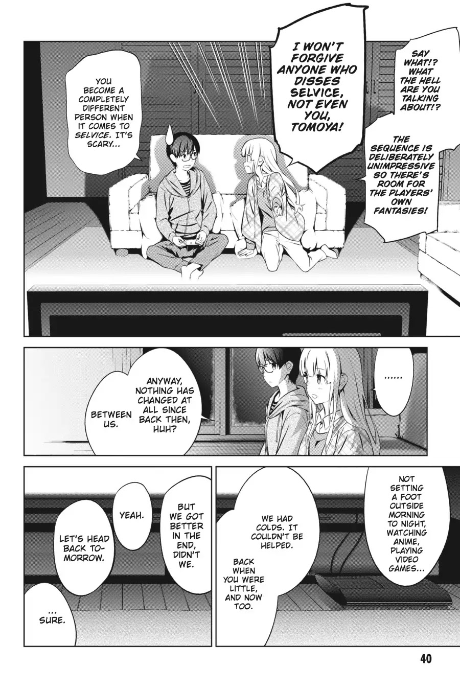 Saenai Kanojo no Sodatekata Chapter 33 page 40 - Chapter 33