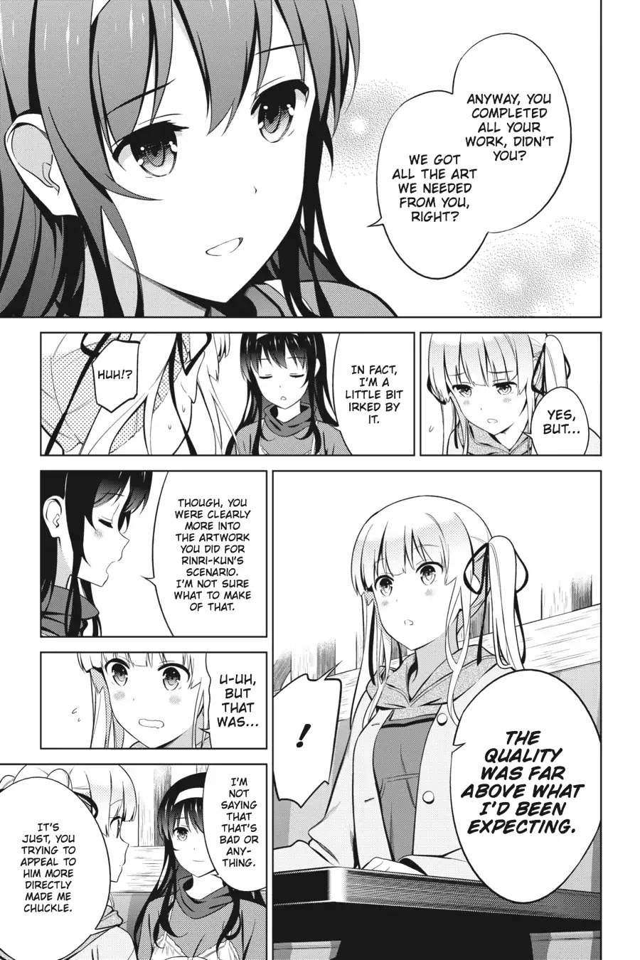 Saenai Kanojo no Sodatekata Chapter 34 page 13 - Chapter 34