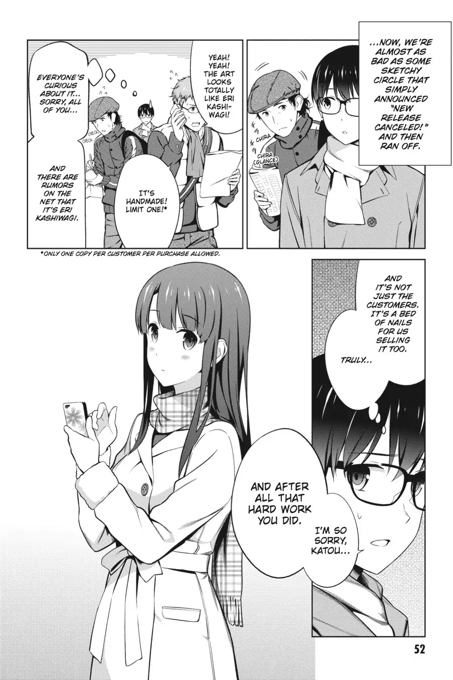 Saenai Kanojo no Sodatekata Chapter 34 page 4 - Chapter 34