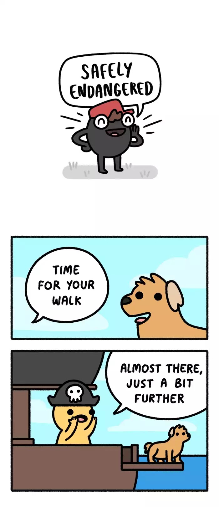 Safely Endangered Chapter 348 page 1 - Chapter 348: Ep.348: Walk