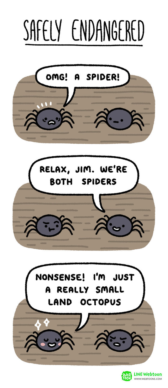 Safely Endangered Chapter 41 page 1 - Chapter 41 : Spiders, Man