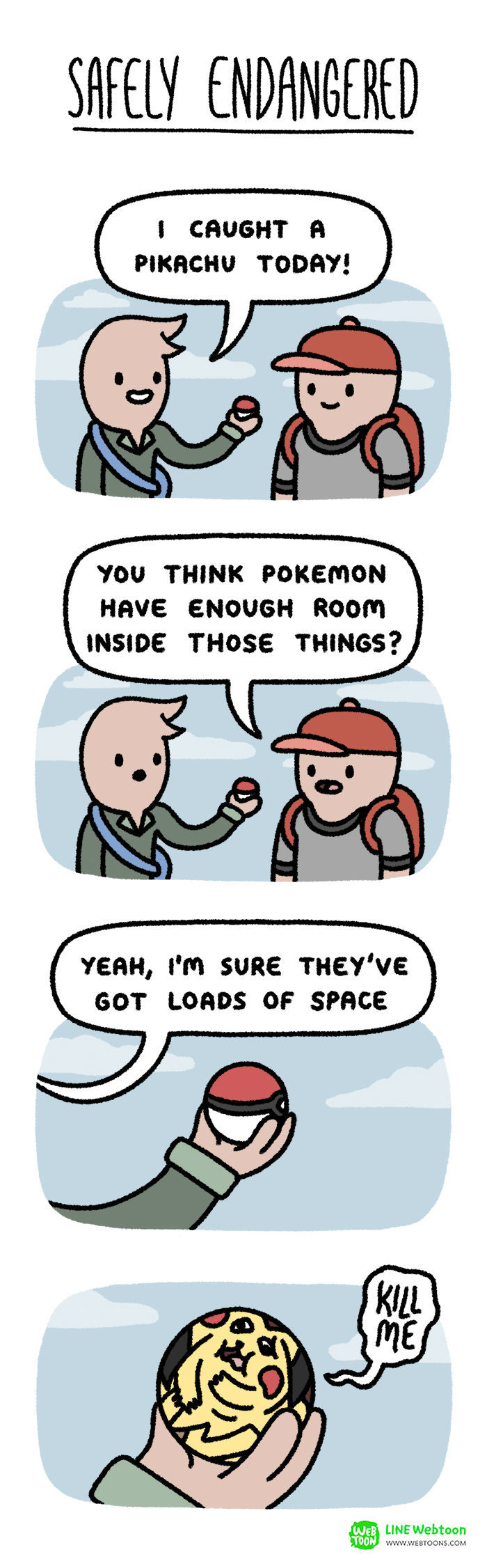 Safely Endangered Chapter 42 page 1 - Chapter 42 : Gotta Catch em All!