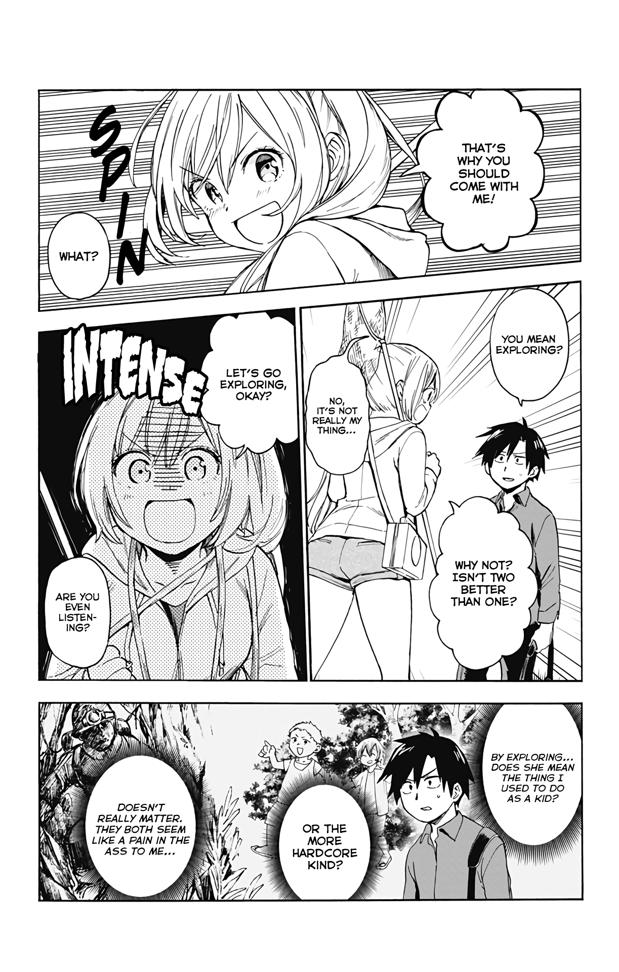 Saguri-chan Tankentai Chapter 1 page 13 - Chapter 1: Negishi Shinrin Park's Grandstand
