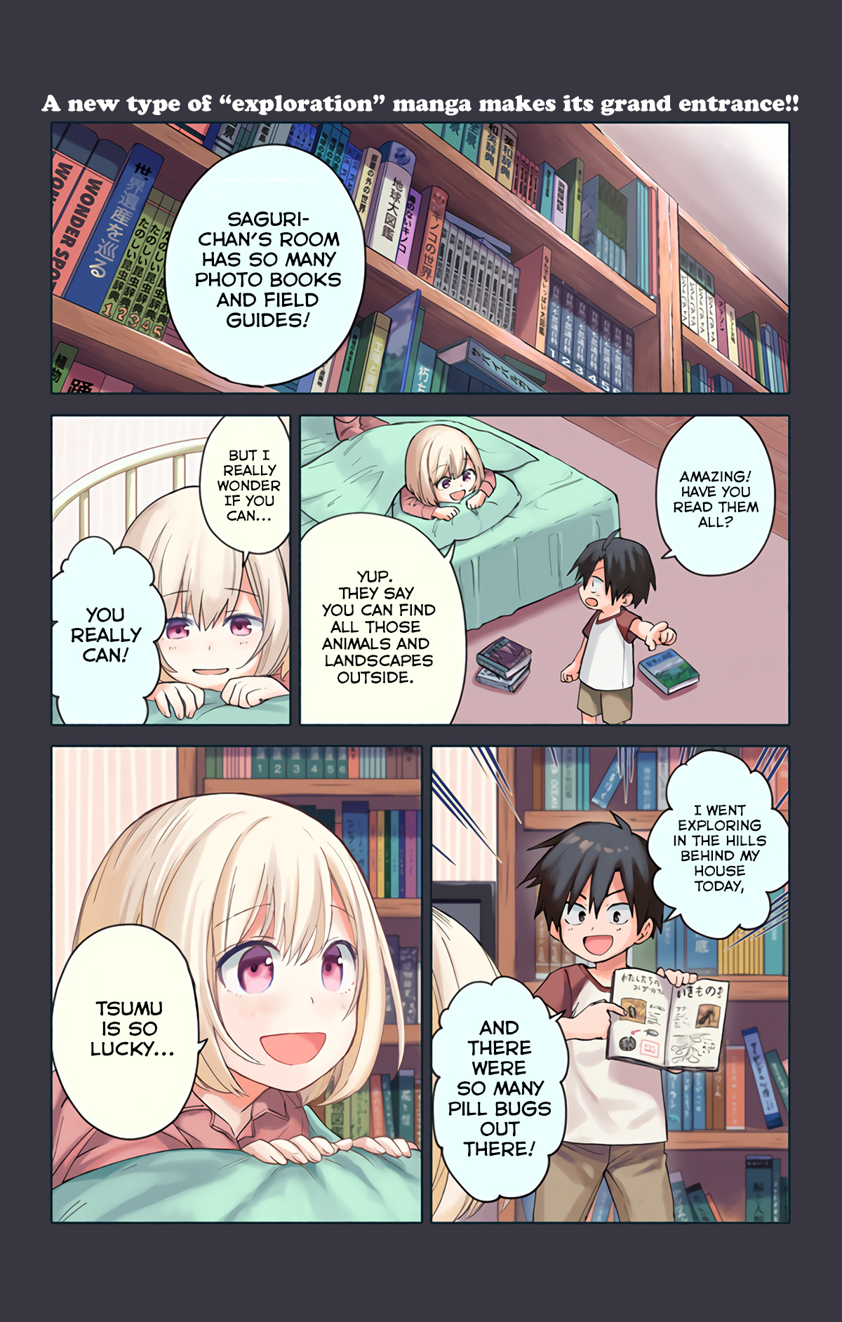 Saguri-chan Tankentai Chapter 1 page 2 - Chapter 1: Negishi Shinrin Park's Grandstand