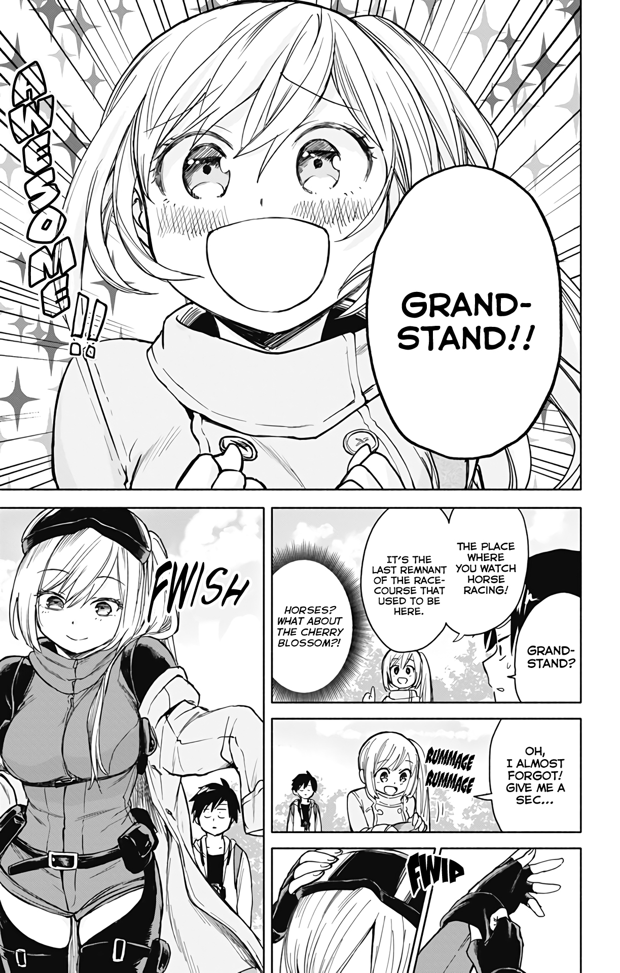 Saguri-chan Tankentai Chapter 1 page 21 - Chapter 1: Negishi Shinrin Park's Grandstand