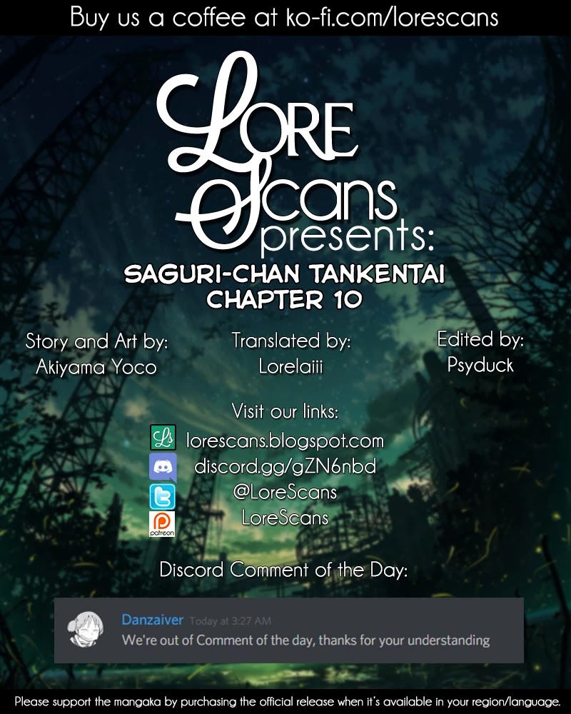Saguri-chan Tankentai Chapter 10 page 17 - Chapter 10: Harumi Wharf