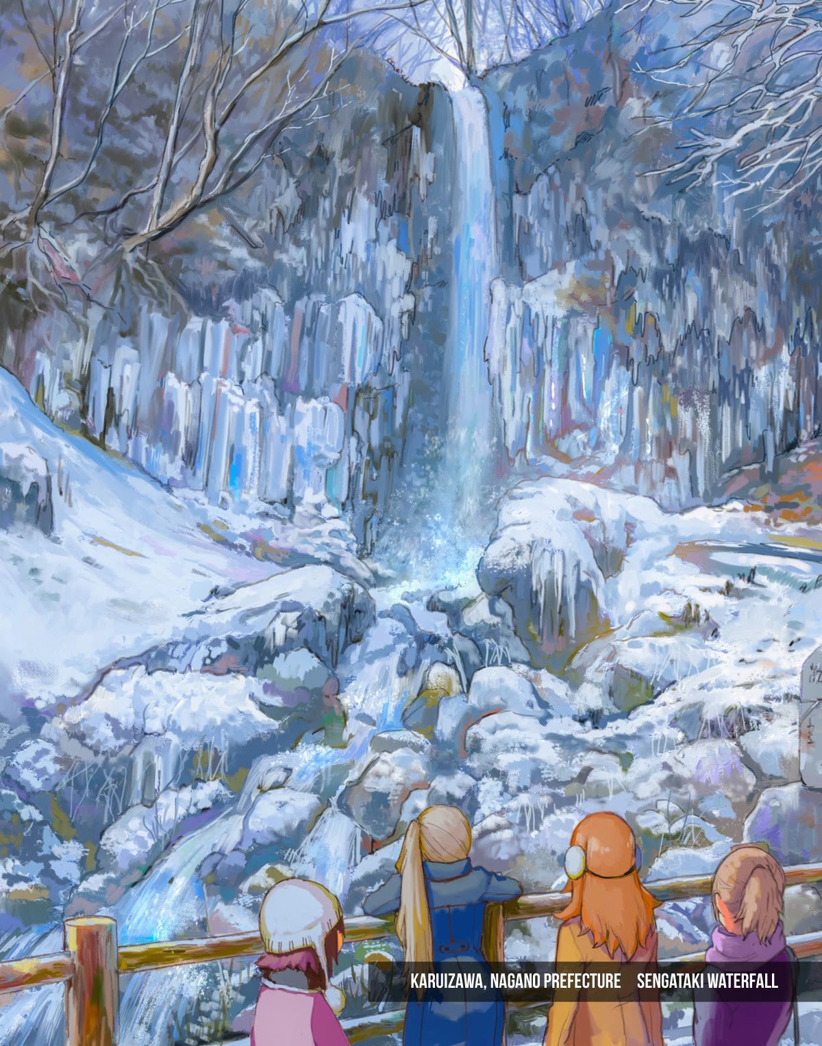 Saguri-chan Tankentai Chapter 13 page 10 - Chapter 13: Nagano Prefecture - Sengataki Waterfall
