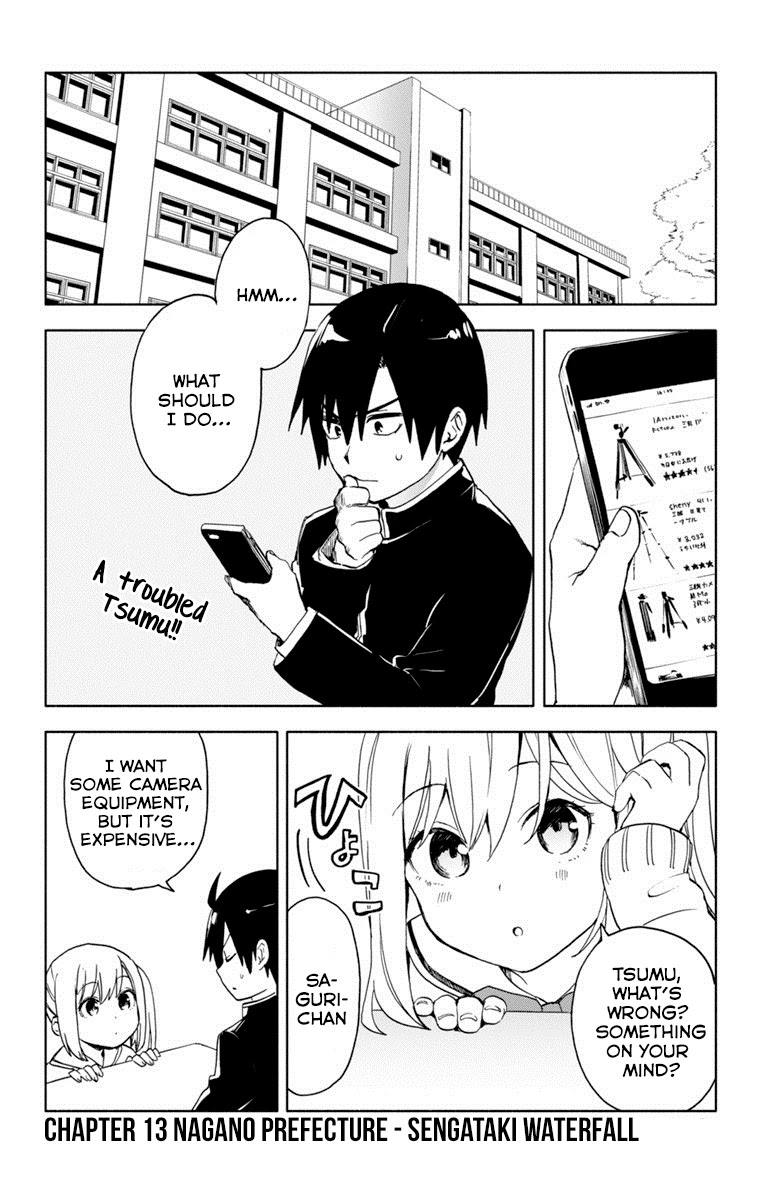 Saguri-chan Tankentai Chapter 13 page 2 - Chapter 13: Nagano Prefecture - Sengataki Waterfall
