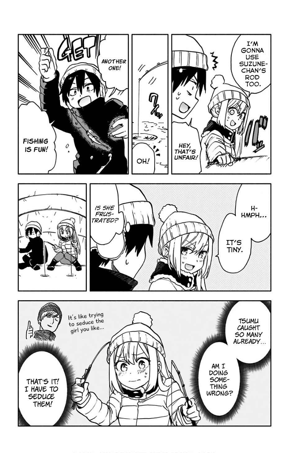 Saguri-chan Tankentai Chapter 14 page 10 - Chapter 14: Lake Matsubara Fishing for Wakasagi