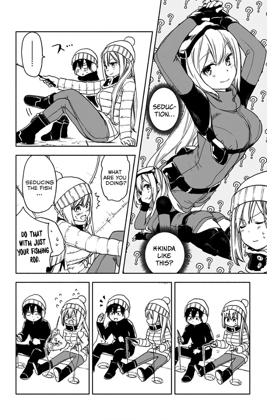 Saguri-chan Tankentai Chapter 14 page 11 - Chapter 14: Lake Matsubara Fishing for Wakasagi