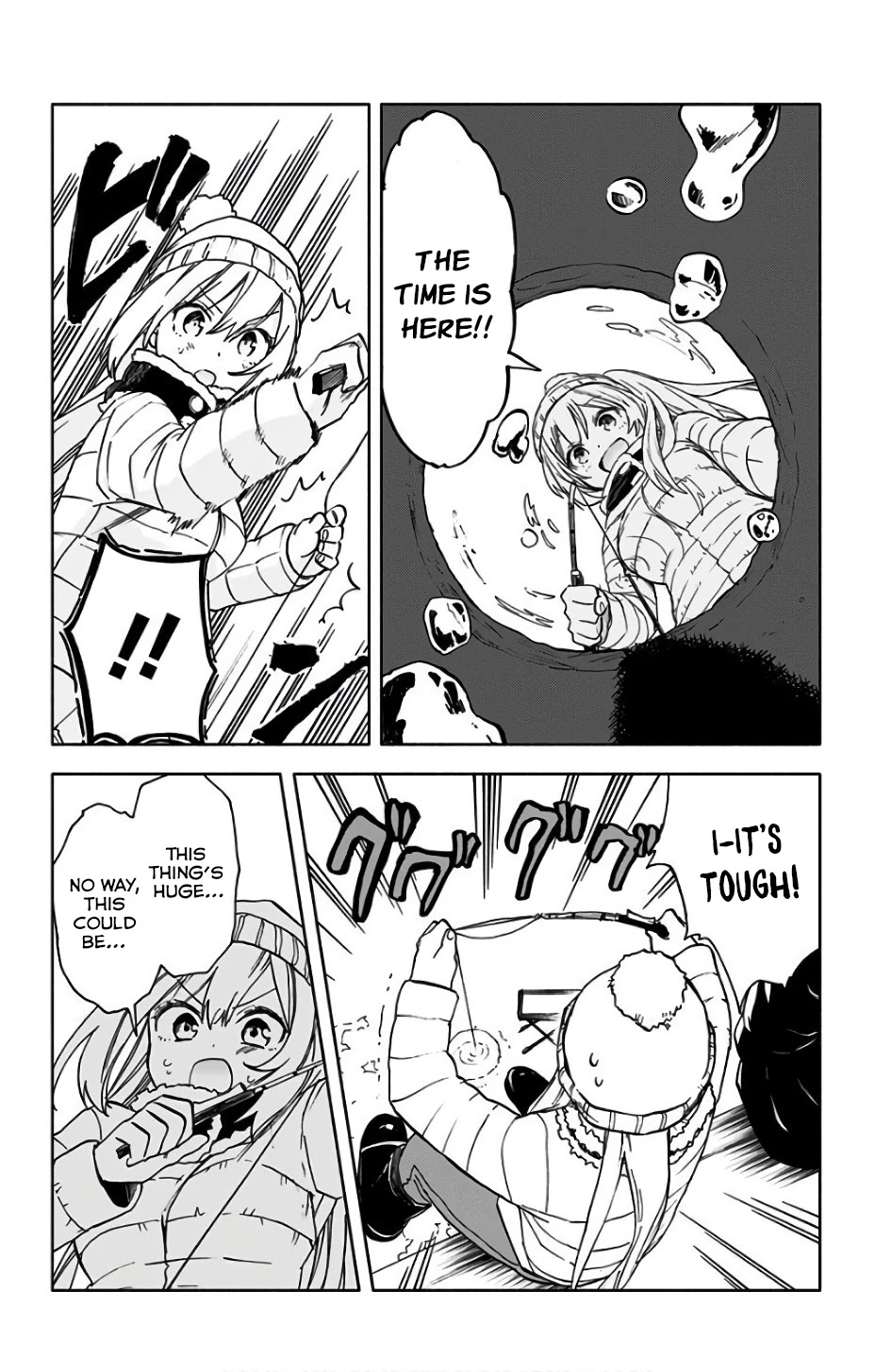 Saguri-chan Tankentai Chapter 14 page 13 - Chapter 14: Lake Matsubara Fishing for Wakasagi