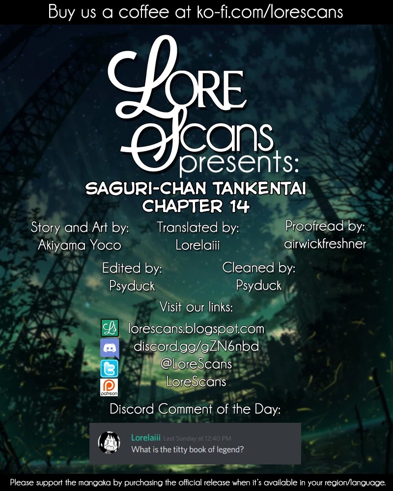 Saguri-chan Tankentai Chapter 14 page 18 - Chapter 14: Lake Matsubara Fishing for Wakasagi