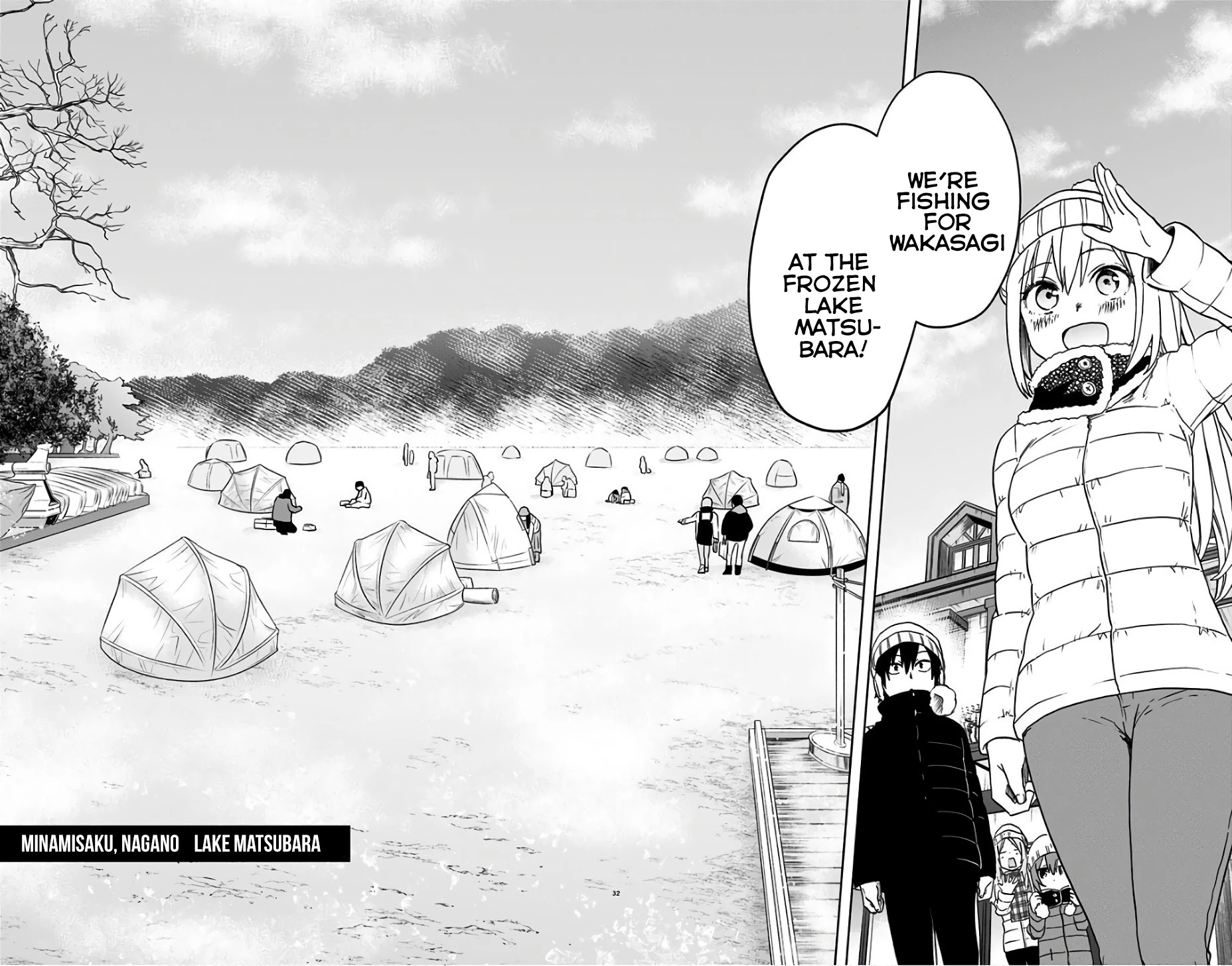 Saguri-chan Tankentai Chapter 14 page 2 - Chapter 14: Lake Matsubara Fishing for Wakasagi