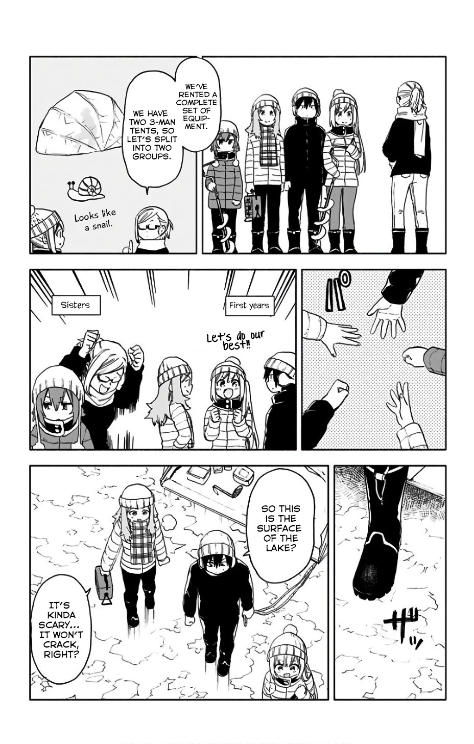 Saguri-chan Tankentai Chapter 14 page 4 - Chapter 14: Lake Matsubara Fishing for Wakasagi