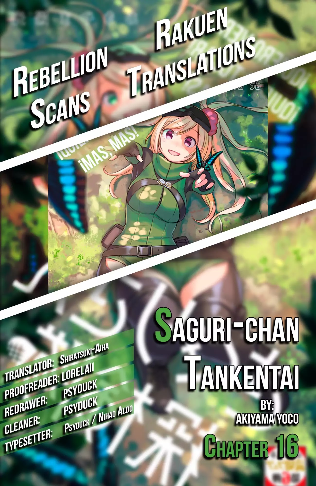 Saguri-chan Tankentai Chapter 16 page 1 - Chapter 16: Game Meat