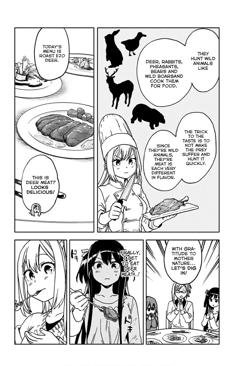 Saguri-chan Tankentai Chapter 16 page 12 - Chapter 16: Game Meat