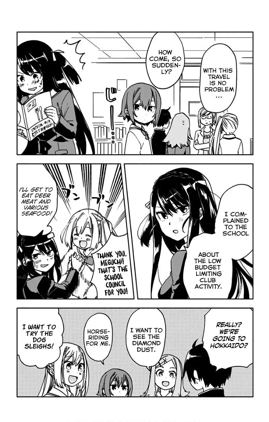 Saguri-chan Tankentai Chapter 16 page 4 - Chapter 16: Game Meat