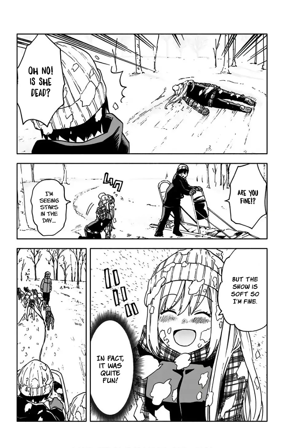 Saguri-chan Tankentai Chapter 17 page 10 - Chapter 17: Dog Sleighing Experience