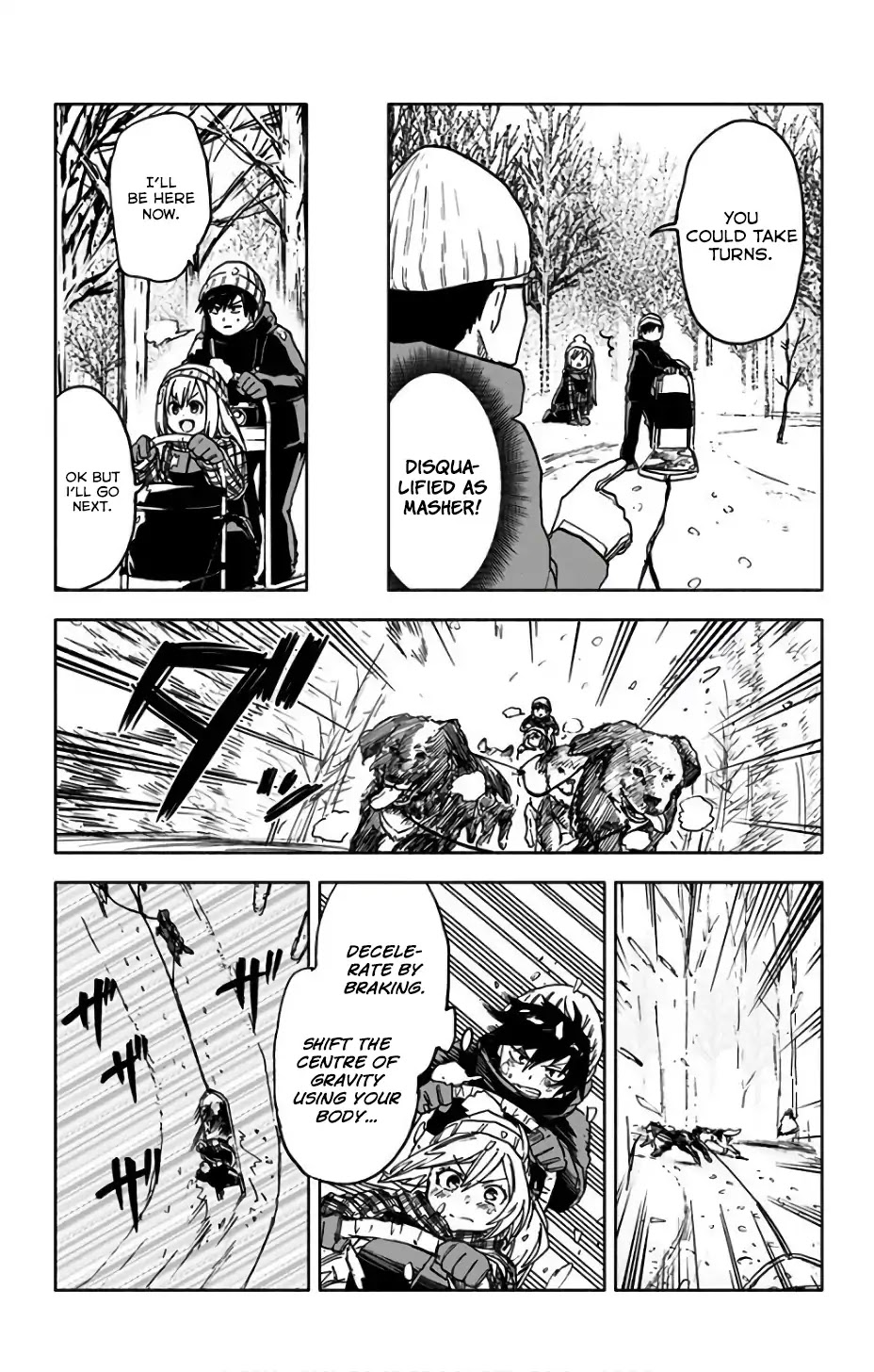 Saguri-chan Tankentai Chapter 17 page 11 - Chapter 17: Dog Sleighing Experience