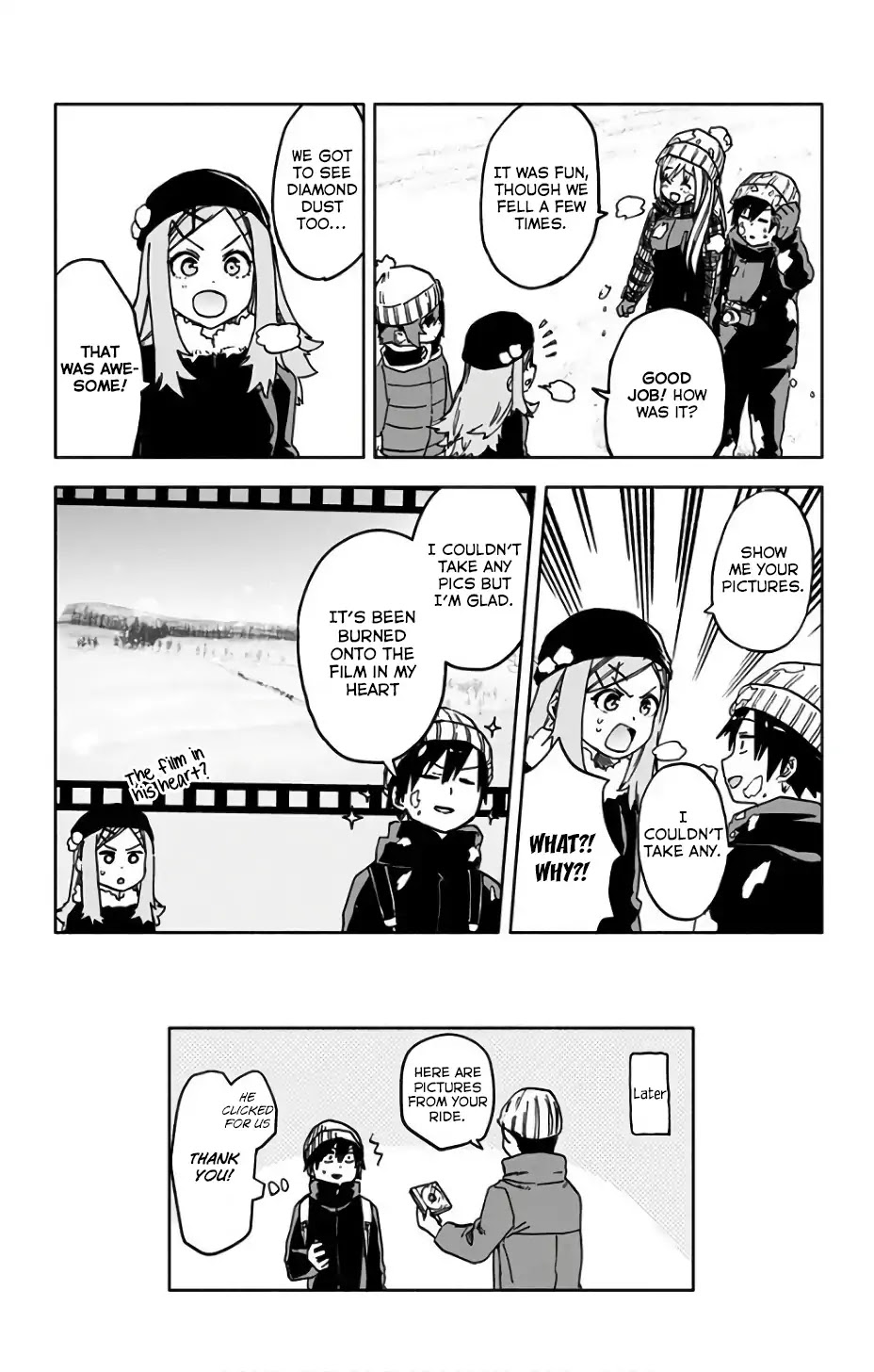 Saguri-chan Tankentai Chapter 17 page 18 - Chapter 17: Dog Sleighing Experience