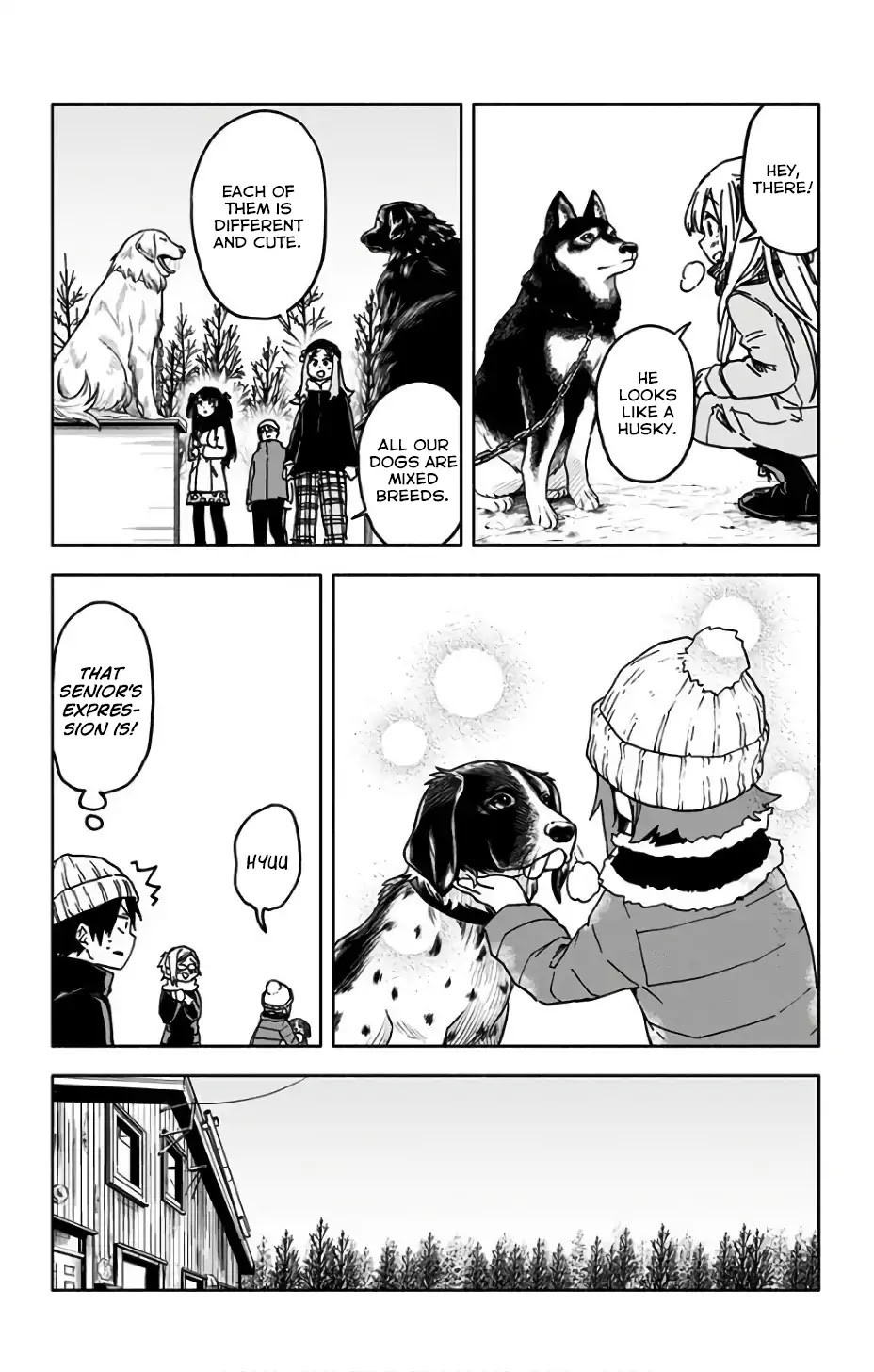 Saguri-chan Tankentai Chapter 17 page 3 - Chapter 17: Dog Sleighing Experience