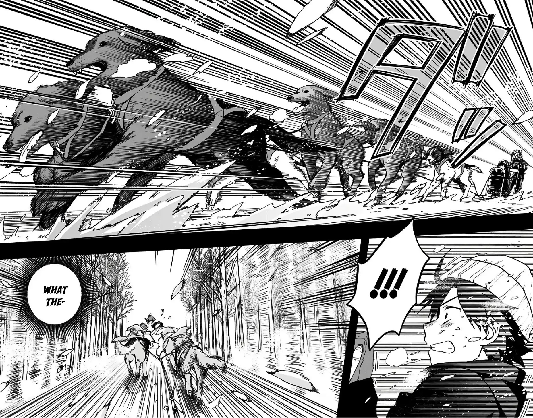 Saguri-chan Tankentai Chapter 17 page 7 - Chapter 17: Dog Sleighing Experience