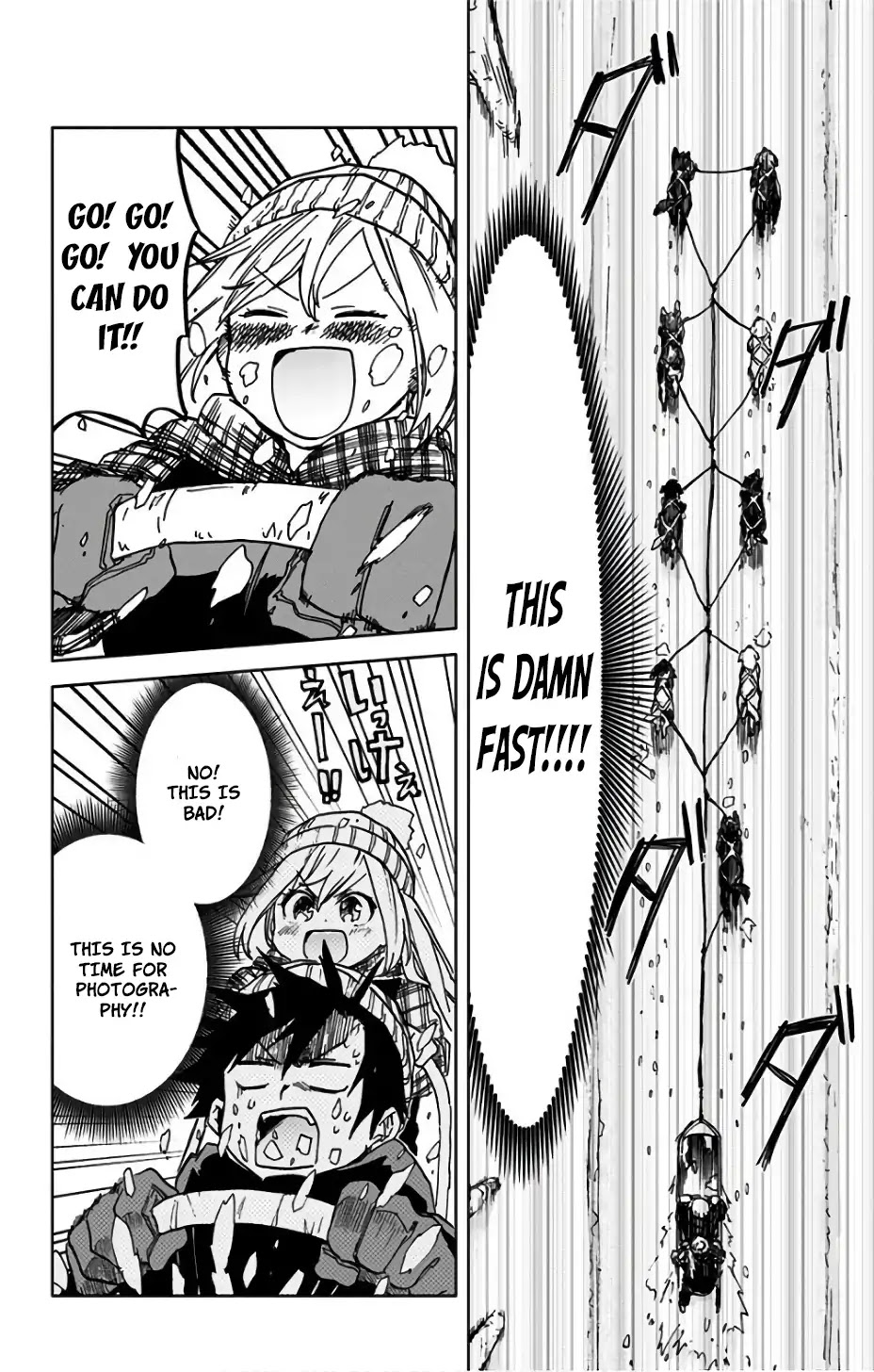 Saguri-chan Tankentai Chapter 17 page 8 - Chapter 17: Dog Sleighing Experience