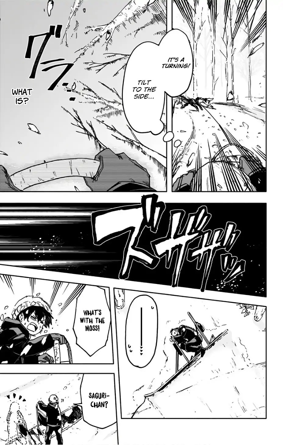 Saguri-chan Tankentai Chapter 17 page 9 - Chapter 17: Dog Sleighing Experience
