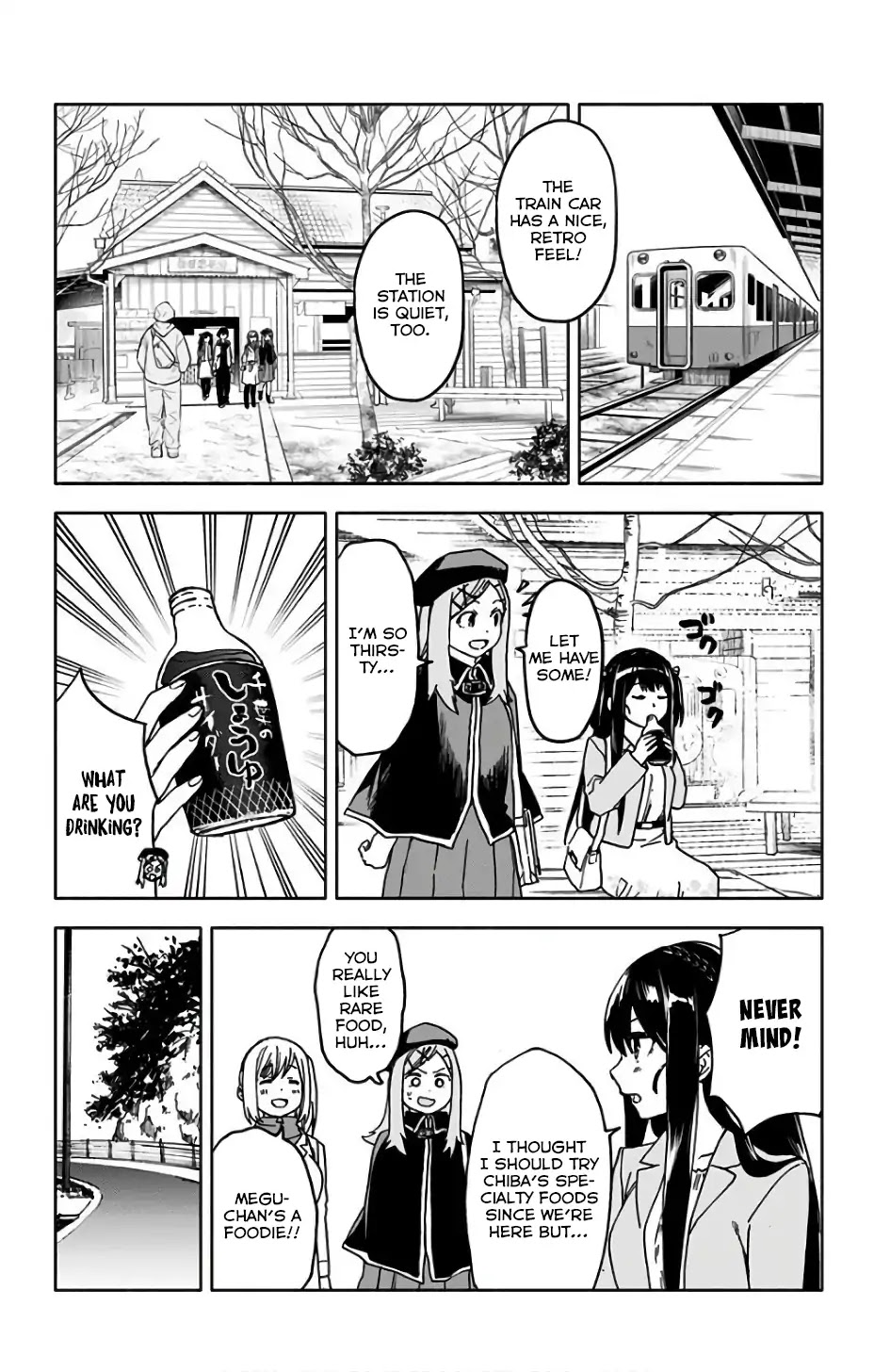 Saguri-chan Tankentai Chapter 18 page 6 - Chapter 18: Chiba Prefecture, Kominato Line