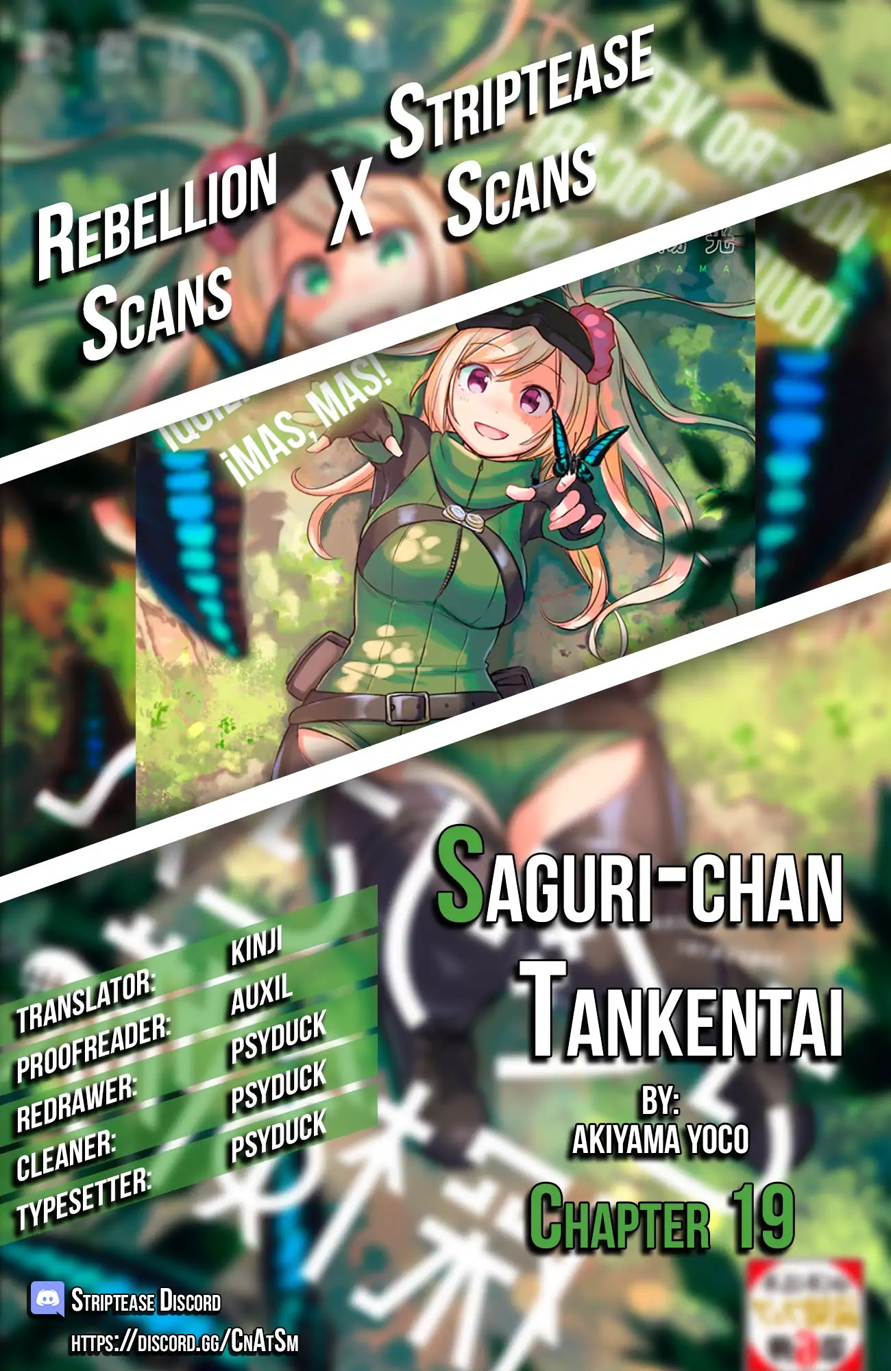 Saguri-chan Tankentai Chapter 19 page 1 - Chapter 19: Gifu Prefecture, Nameless Pond