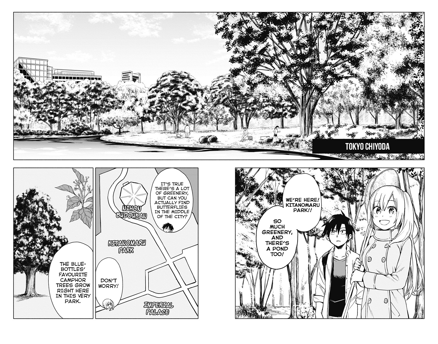 Saguri-chan Tankentai Chapter 2 page 6 - Chapter 2: Kitanomaru Park