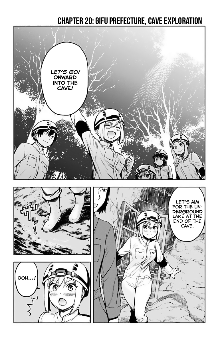 Saguri-chan Tankentai Chapter 20 page 2 - Chapter 20: Gifu Prefecture, Cave Exploration